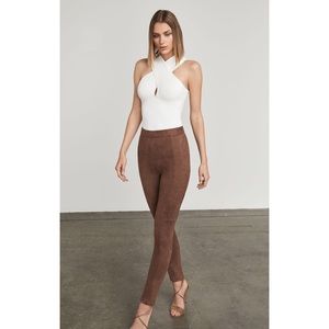 Faux-Suede Legging pants BCBG